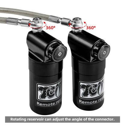 Remote Reservoir Rear Suspension Shocks for Harley Street Glide (2014-2024)