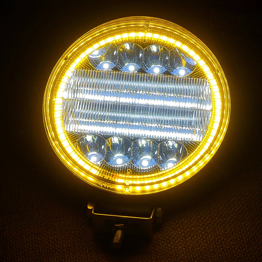 LED Work Light Bar Round Spot Flood Driving Light for ATV Truck