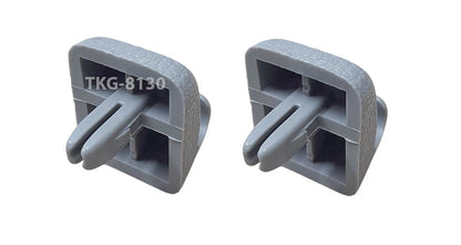 2 x Sun Visor Clips Gray for Isuzu TF TFR (1989-1999)