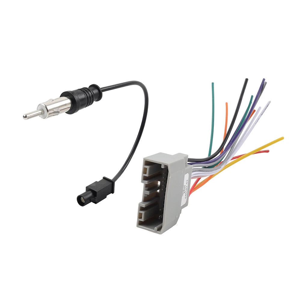 Stereo Radio Cable Adapter Harness Antenna for Jeep Liberty, Dodge Avenger (2008-2012)