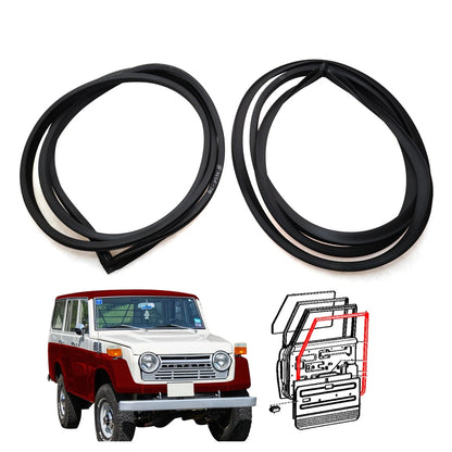 Front Door Weatherstrip Rubber for Toyota Land Cruiser FJ55 FJ56 1975-1980