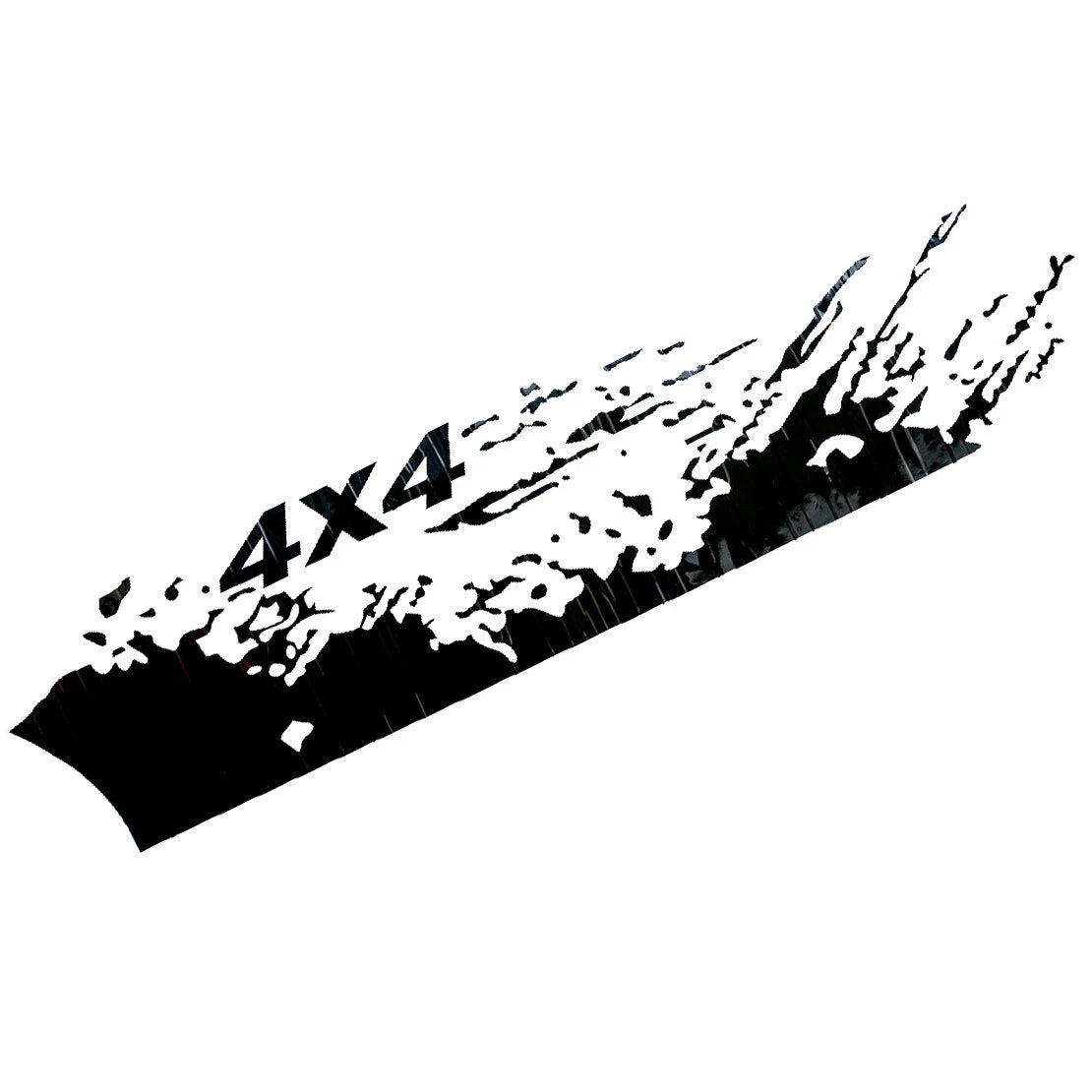 Black Car Side Body Splash Graphic Stickers for 4X4 Truck Off Road