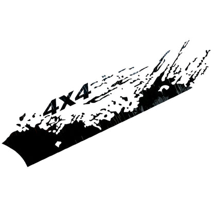 Black Car Side Body Splash Graphic Stickers for 4X4 Truck Off Road
