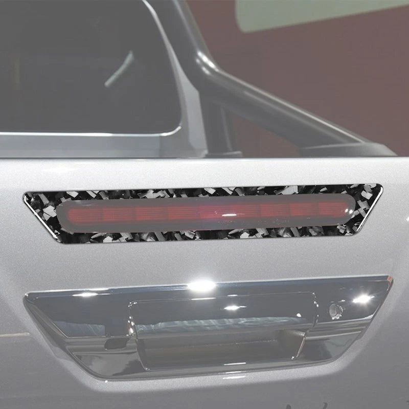 Forged Carbon Fiber Rear Brake Light Frame Trim for Toyota Hilux 2015-2021