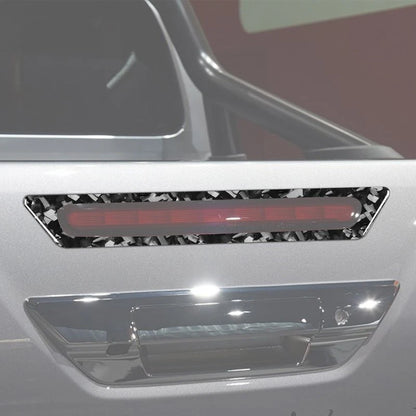 Forged Carbon Fiber Rear Brake Light Frame Trim for Toyota Hilux 2015-2021