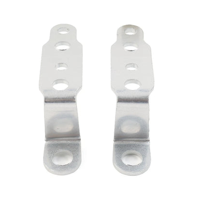 Universal Silver Spotlight Bracket for Headlight Rearview Mirror (N/A)