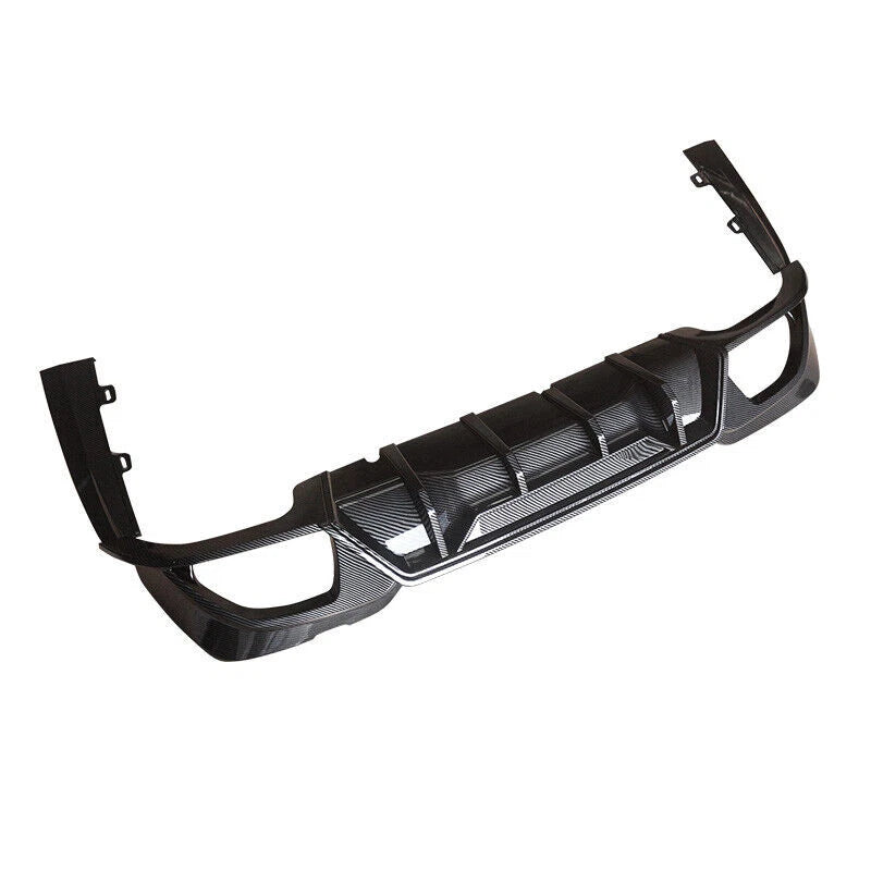 Carbon Fiber Look Rear Bumper Lip Diffuser for BMW 3 Series G20 (2019-2022)