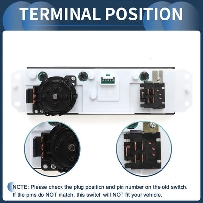 Climate Control Module for Jeep Wrangler (1999-2004)