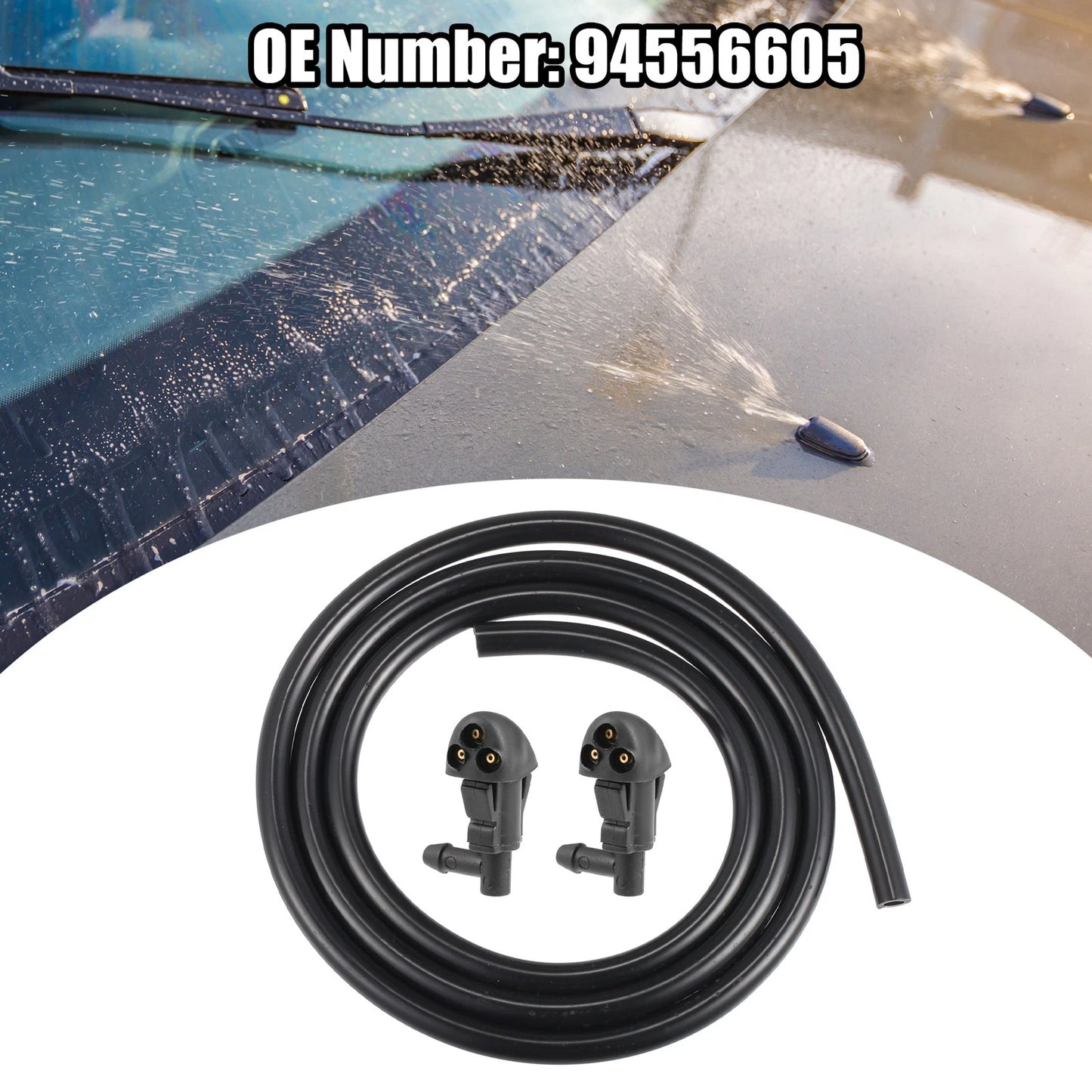 1 x Set Windshield Washer Nozzles Wiper Spray Kit for Chevrolet Cruze