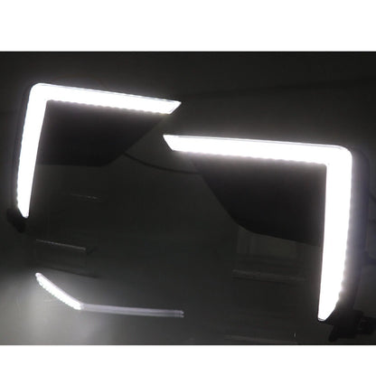 Front Bumper LED DRL Lights for Land Cruiser Prado (2018-2021)