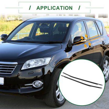 2 x Front Left & Right Weatherstrip Window Seal for Toyota Rav4