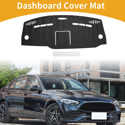 Dashboard Cover Mat for Mercedes-Benz Vito 2015-2020 - Black Red Carpet