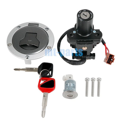 Ignition Key Switch Fuel Cap Seat Lock Set for Honda CB650RA (2011-2013)