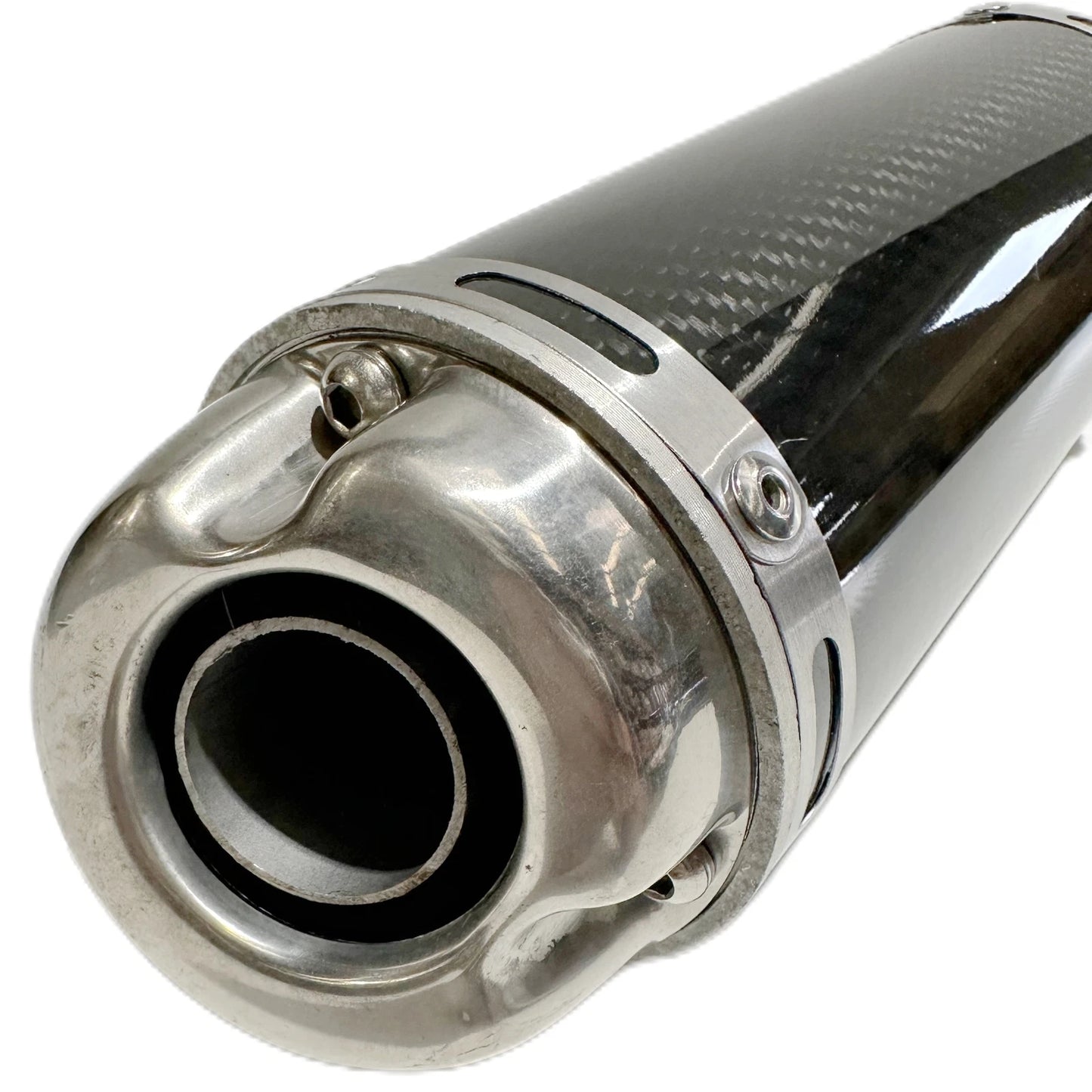 32mm Carbon Fiber Exhaust Muffler for 125cc 140cc 150cc PIT PRO Dirt Bike
