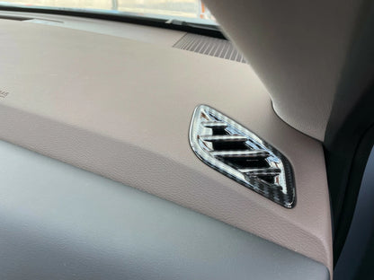Inner Carbon Fiber Air Outlet Vent Cover Trim for Nissan Rogue (2021-2023)
