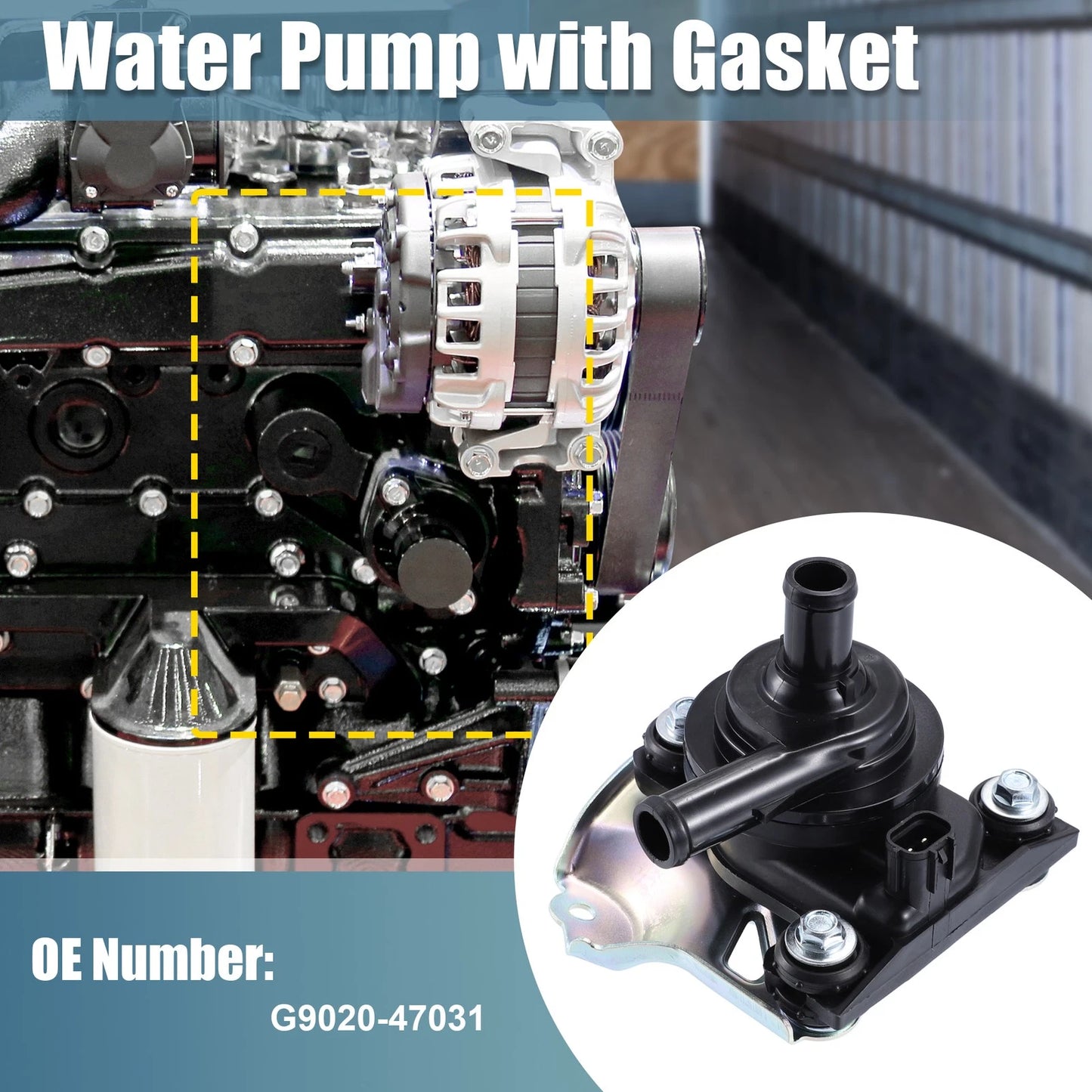 Water Pump with Bracket for Toyota Prius (2004-2009)