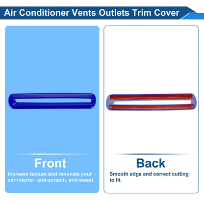 Air Cond Outlet Vent Trim Cover Frame for Dodge Challenger  Blue (2015-2023)