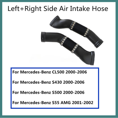 2x Air Intake Hose - Driver/Passenger Side MB CL500 S430 S500 (1992–1999)