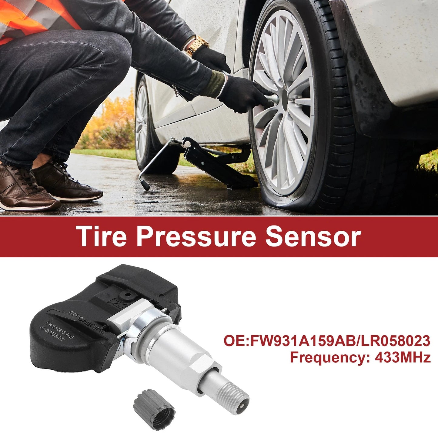 Tire Pressure Sensor 433MHz for Land Rover LR4 (2012-2015)