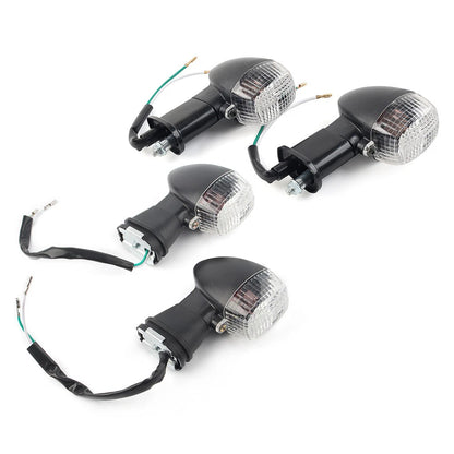 Clear Front Rear Turn Signal Indicator Lights for Kawasaki Ninja ZX7R ZX9R ZX12R