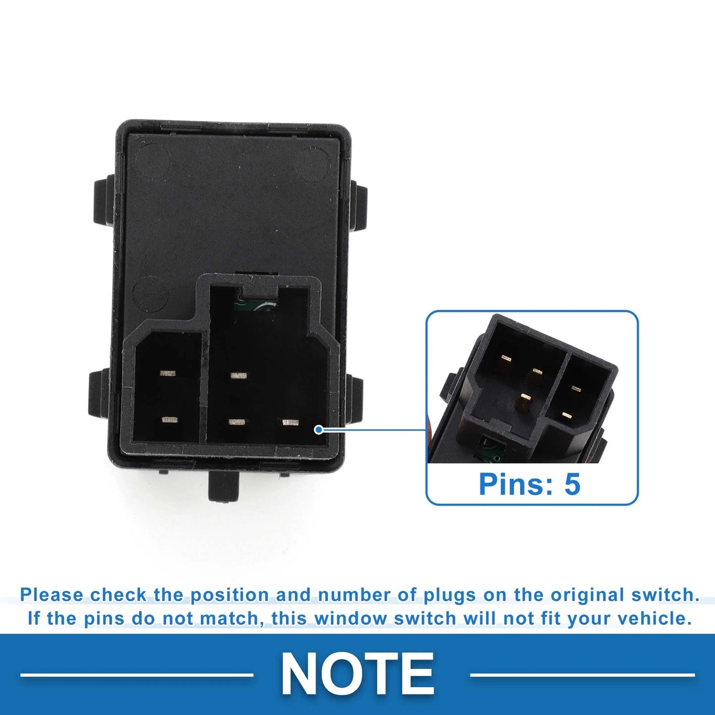 Power Window Switch Front for Dodge Dakota Durango Ram 1500