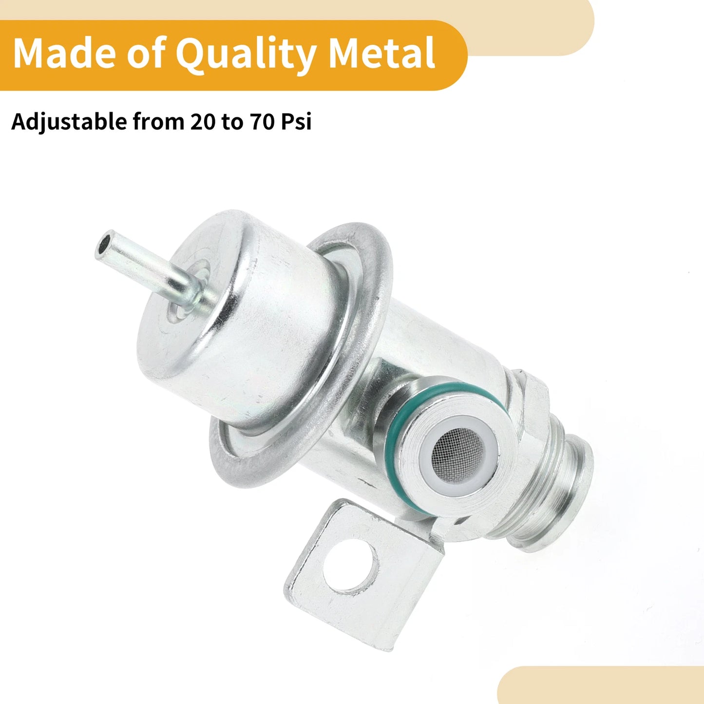 Fuel Pressure Regulator for Chevrolet Cavalier (1990 - 1999) Metal 1 Pc