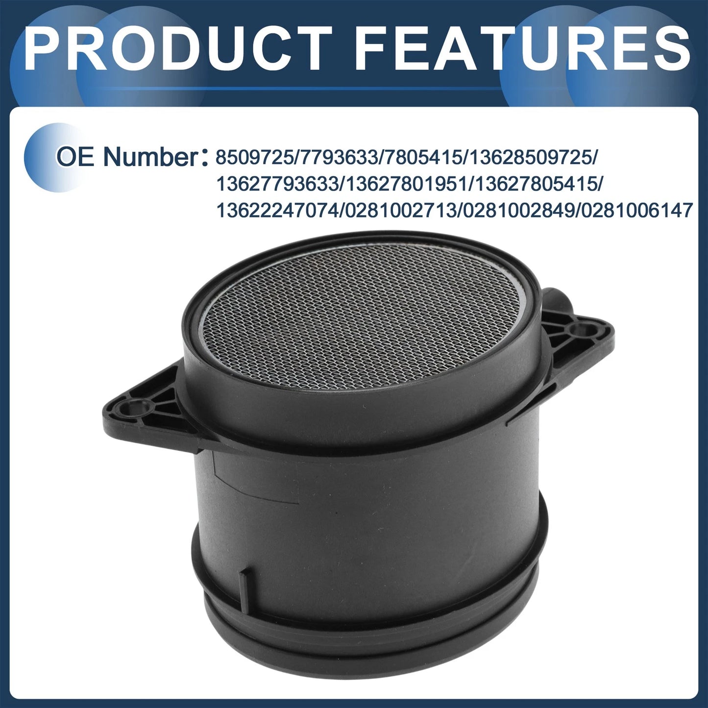 Mass Air Flow Sensor for BMW E46 1998-2006 (2 x MAF Sensors)