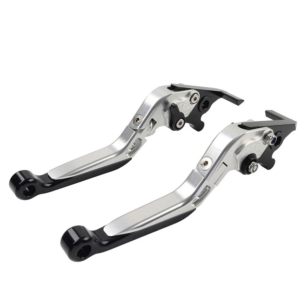 CNC Silver Extendable Brake Clutch Levers for Yamaha FJR 1300, XJR1300 (04-20)