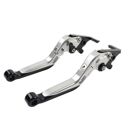 CNC Silver Extendable Brake Clutch Levers for Yamaha FJR 1300, XJR1300 (04-20)