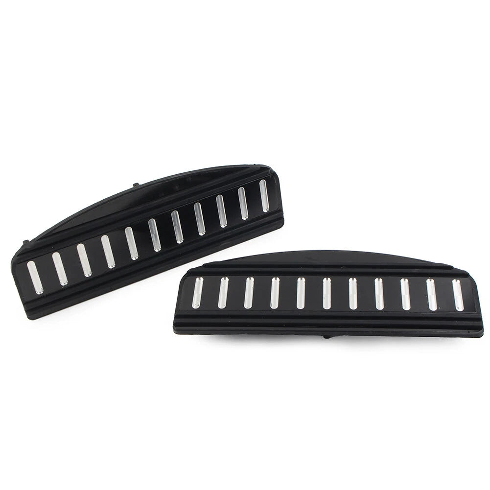 Rubber Floorboard Footboard Kit for Harley Touring FLHR 1986-2019 Black