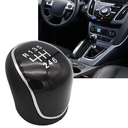 1x 6 Speed Car Shift Gear Knob for Ford C-Max Focus Mk2 Mk3 Kuga S-Max (2003-2023)