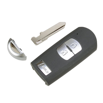 3 Button Remote Control Key Fob Housing for Mazda 3, CX-3, CX-5, CX-9 (2014-2023)