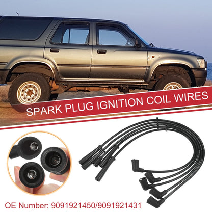 5pcs Spark Plug Wire Ignition Coil Cable for Toyota 4Runner, Pickup (1996-2002)