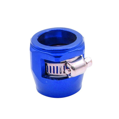 4 x Blue AN6 Fuel Hose Line End Cover Clamp Adapter for Universal (No Year)