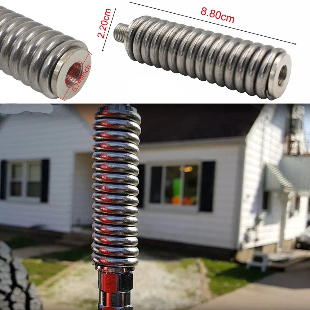Stainless Steel Heavy Duty CB Antenna Spring for Car CB Radio