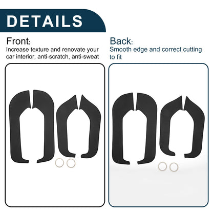 Car Door Anti Kick Pad Sticker Protector for Ford EV0S (2021) - 1 Set
