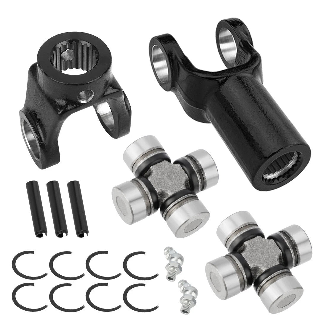 2 x Front Prop Shaft Yoke & U-Joint for Polaris Brutus HD (2013–2018)