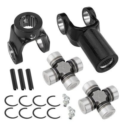 2 x Front Prop Shaft Yoke & U-Joint for Polaris Brutus HD (2013–2018)