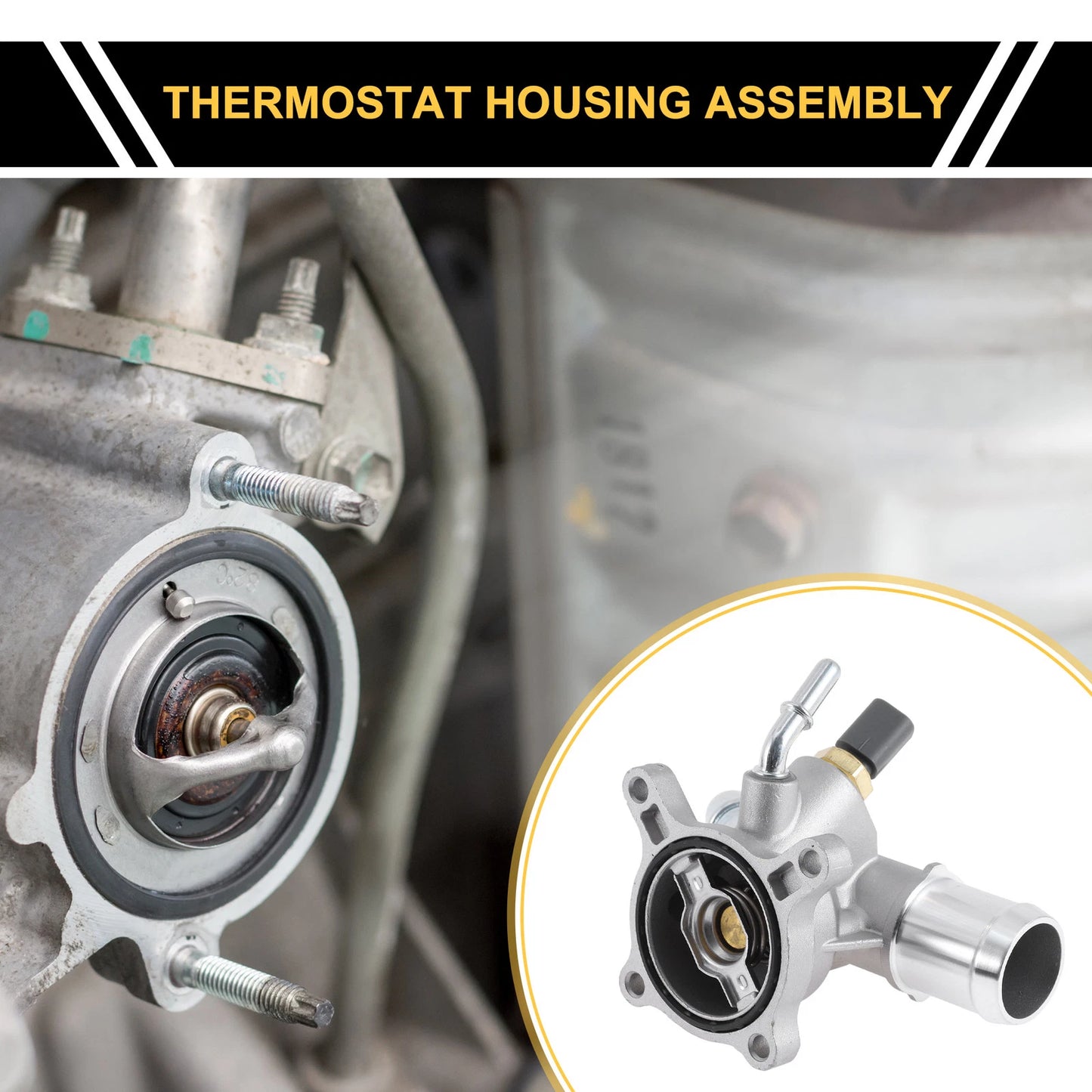Engine Coolant Thermostat Housing for Jeep Cherokee (2014-2023)