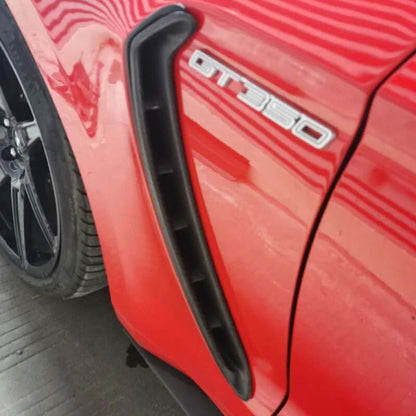 Carbon Fiber Side Fender Air Vent Covers Trim for Ford Mustang GT350 GT550 18-22
