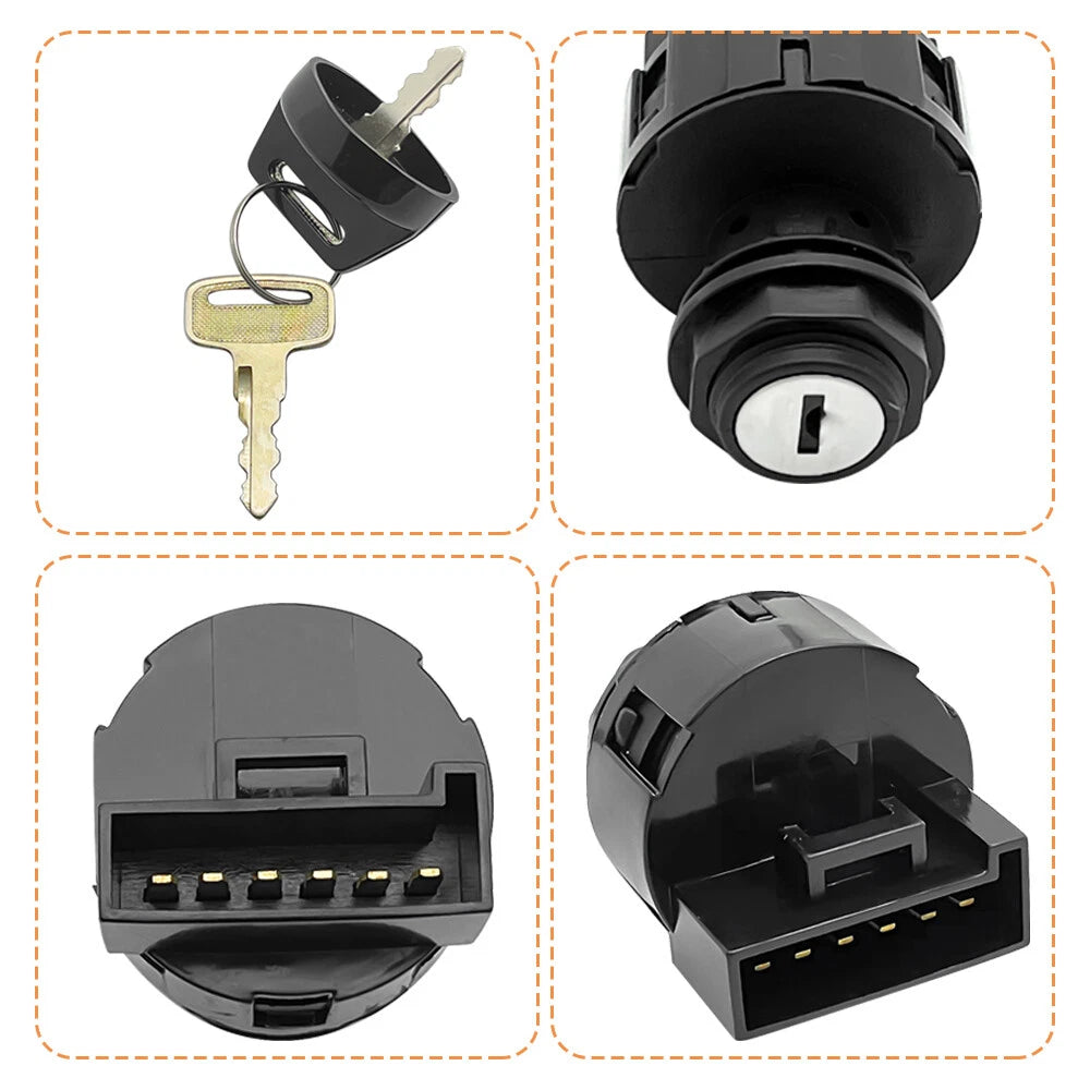 Ignition Key Switch & Harness 6Pin for Polaris Xpedition 325 425 Xplorer 250 400