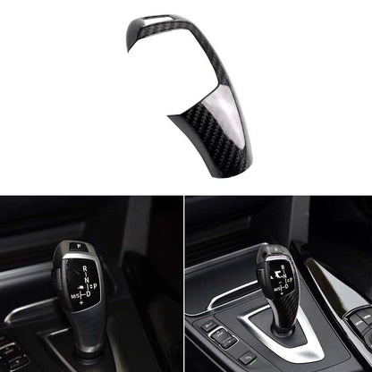 Carbon Fiber Gear Shift Knob Addon Cover Caps For BMW 1 2 3 4 5 7 Series X3 X5