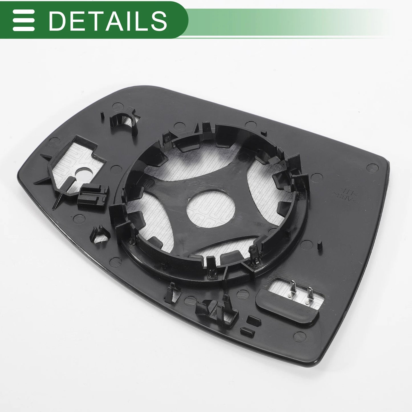 Heated Left Side White Mirror Glass for Ford EcoSport (2013-2023)