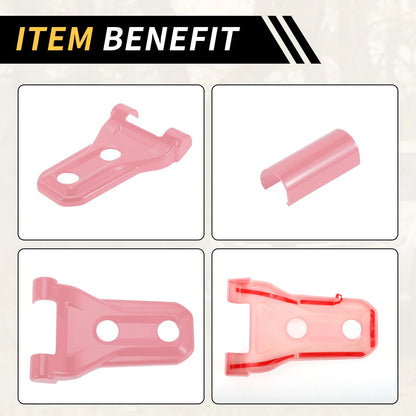 Hood Hinge Cover Trim for Jeep Wrangler JL JLU (2018-2024) - Pink 1 Set