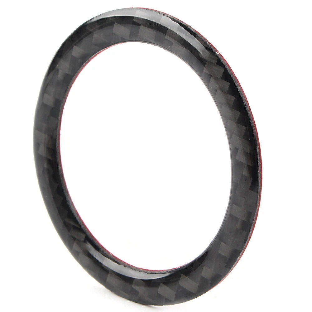 Carbon Fiber Start Button Ignition Switch Ring Trim for 2013-2018 Subaru Forester