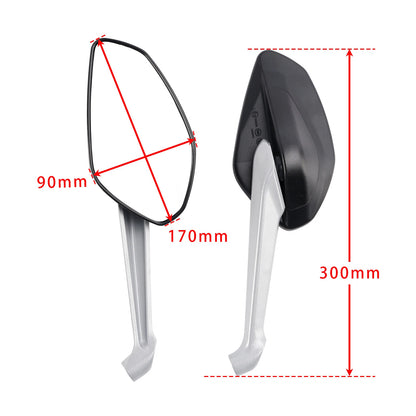 Mirrors Pair for Ducati Monster 797/821/1200/S (2014-2017)