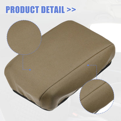 Center Console Armrest Cover for Subaru Forester (2015-2018) Dark Brown
