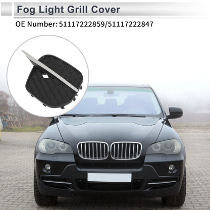 Front Left Fog Light Grill for BMW X5 E70 2011-2013 (1 x)