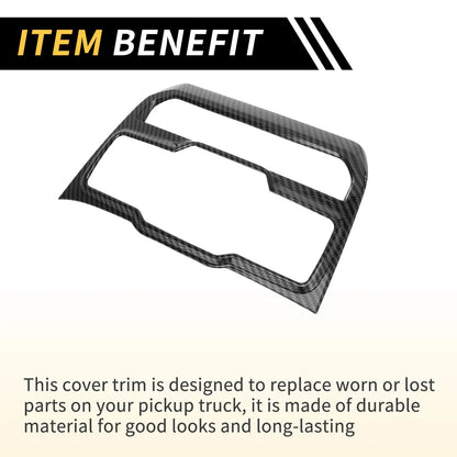 Dashboard Center Console Window Control Panel Cover for Jeep