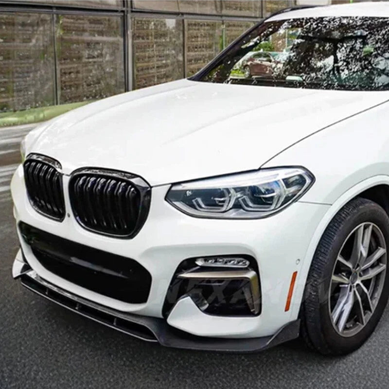 Carbon Front Bumper Splitter Lip for BMW X3 X4 G01 G02 M Sport (2018-2021)